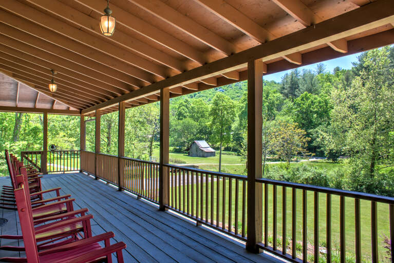 Porch with Rocking Chairs