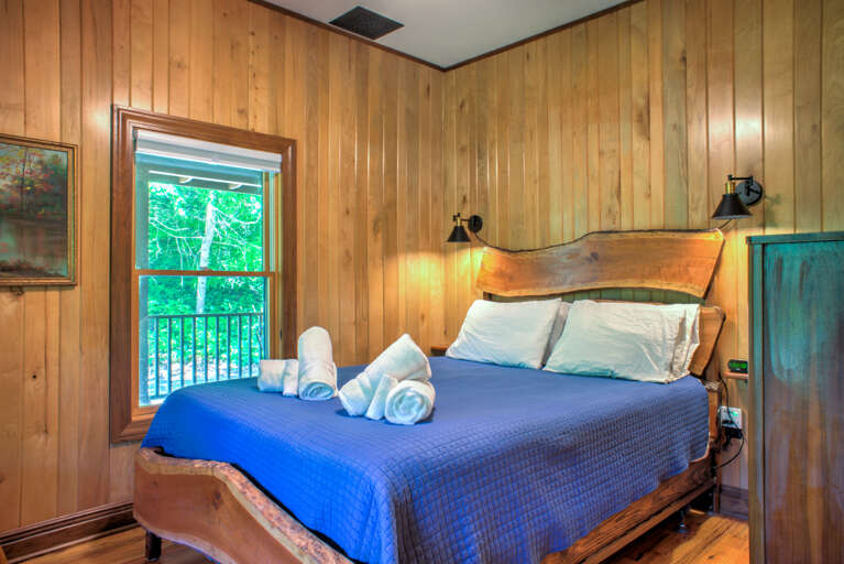 Main Level - Bedroom One - Queen Bed Main Level - Bedroom One - Queen Bed