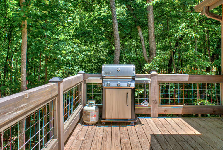 Deck with Gas Grill