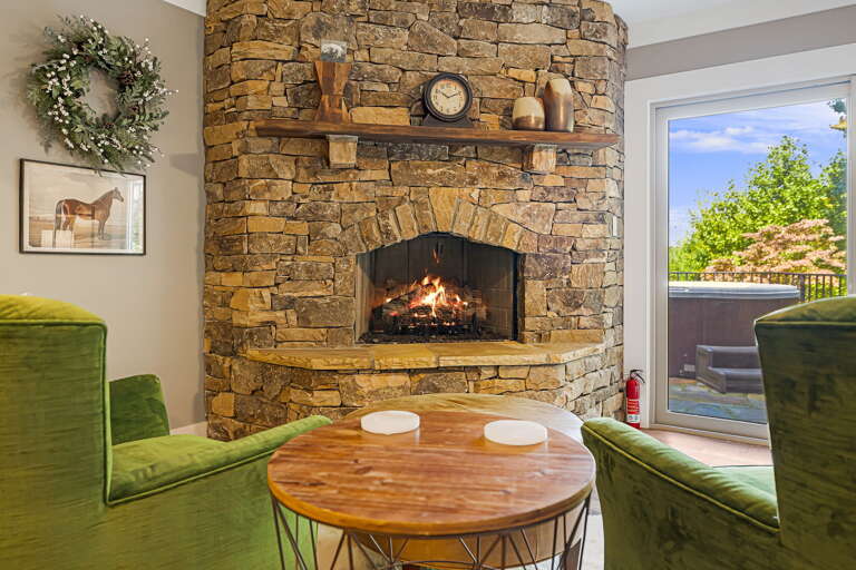 Unwind By the Cozy Gas Fireplace