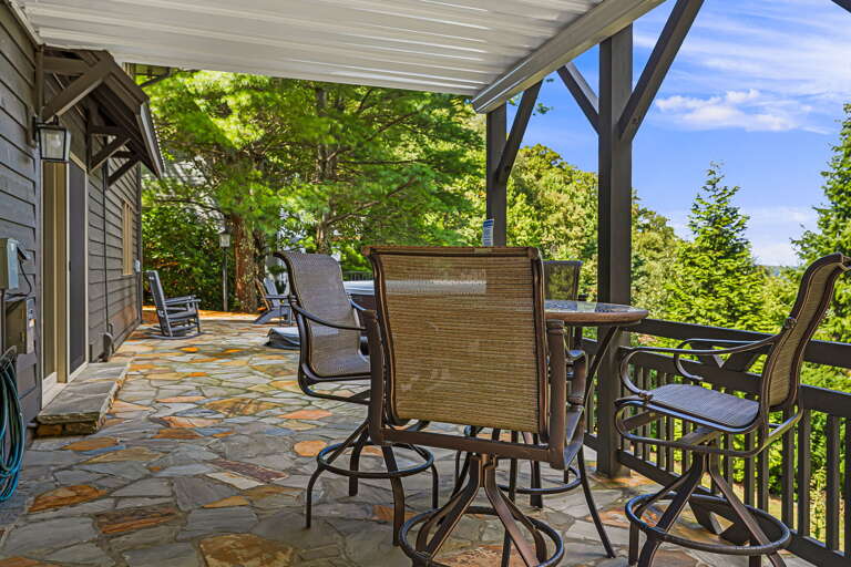 Covered Patio Seating