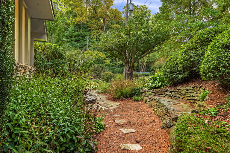 Walk Through the Manicured Garden