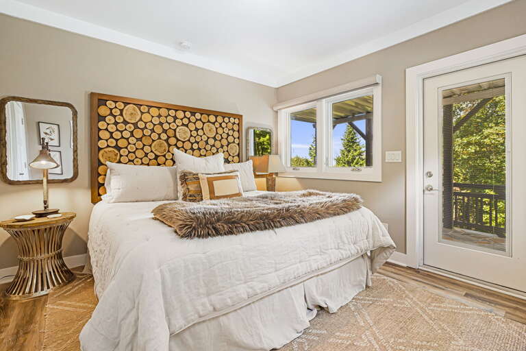 Lower Level - Bedroom Two - King Bed w/ Patio Access
