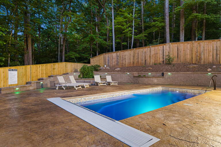 Twilight Falls Over Pools of Sunshine