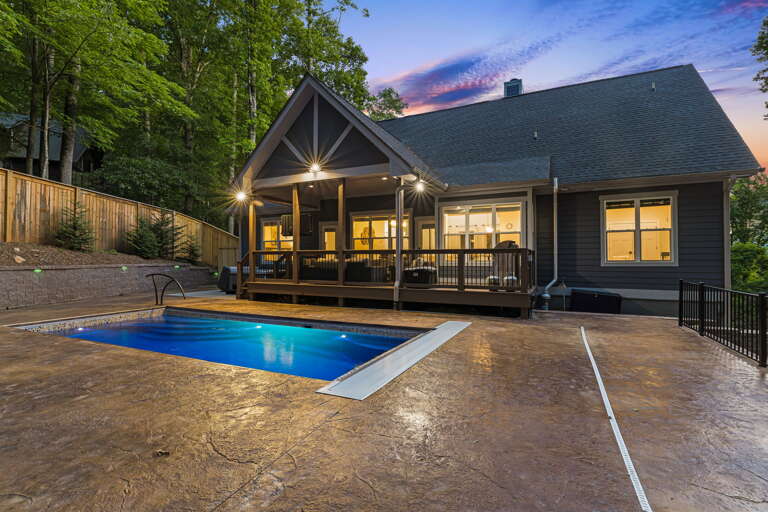 Twilight At the Pool