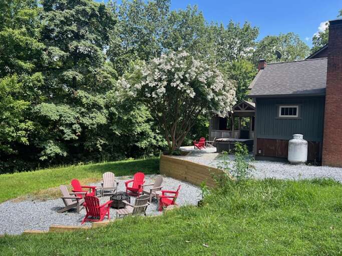 Fire Pit w/ Wooded Surroundings
