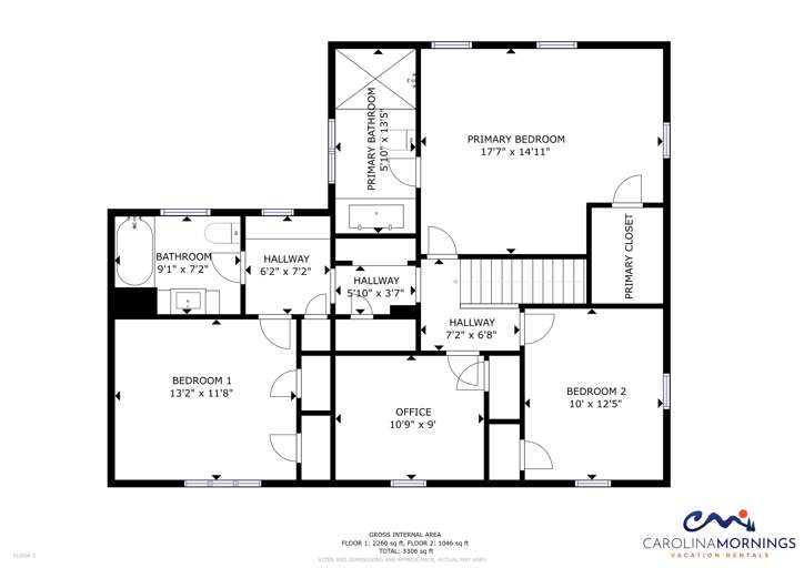 Bear Hug Retreat Floorplan