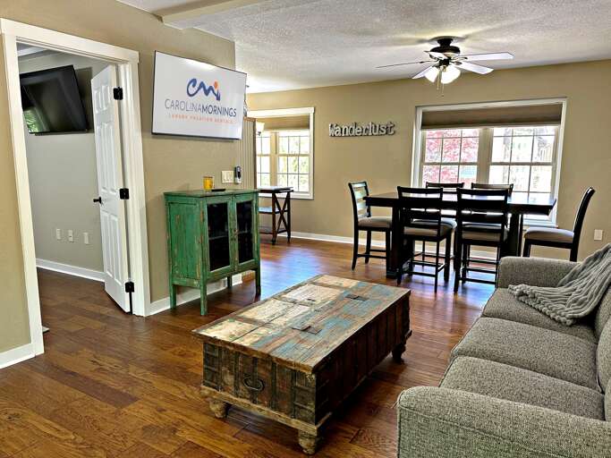 The Cubhouse - Living Area w/ Bonus Sleeper Sofa and Smart TV
