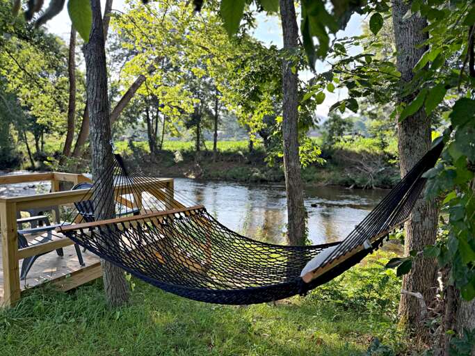 Enjoy the Hammock Down By the River