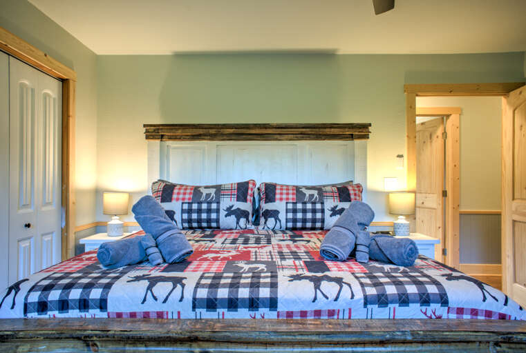 Main Level - Bedroom One - King Bed