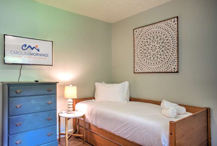 Bedroom Three with Twin Beds