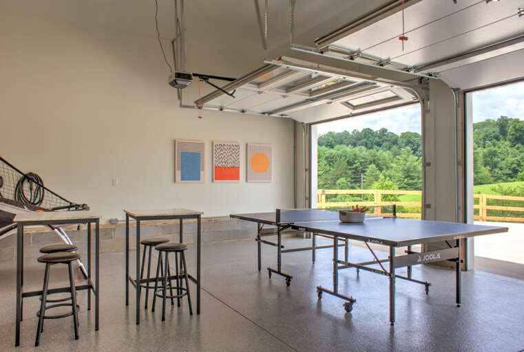 Recreational Area in Garage