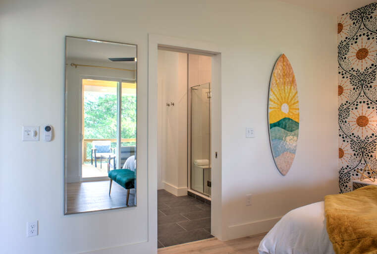 Main Suite/Bedroom One - King Bed w/ Attached Shower Bath