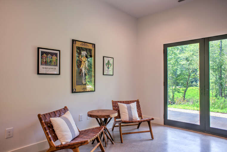 Lower Level - Living Area w/ Patio Access Lower Level - Living Area w/ Patio Access