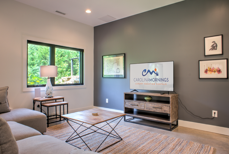 Living Area w/ Smart TV