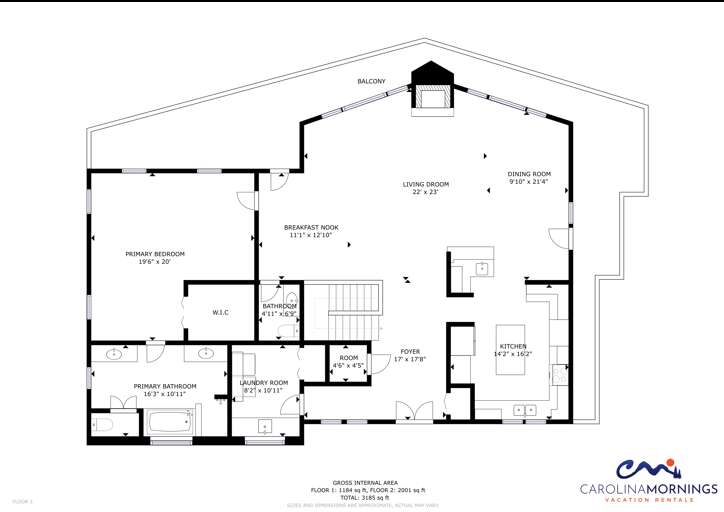 High Top Mountain Retreat Floorplan