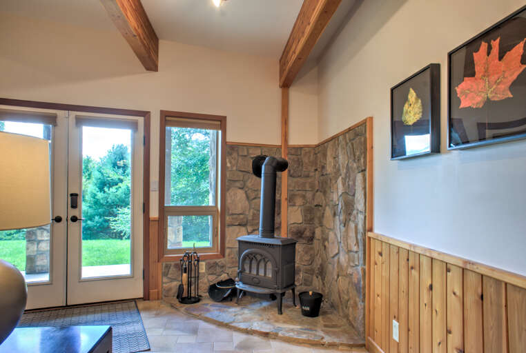 Living Area w/ Woodstove