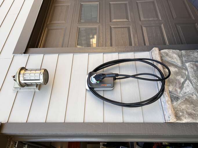 Electric Vehicle Charger at High Top Mountain Retreat