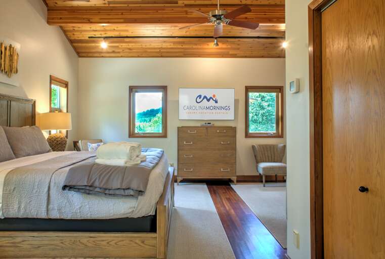 Main Suite/Bedroom One - King Bed & Smart TV