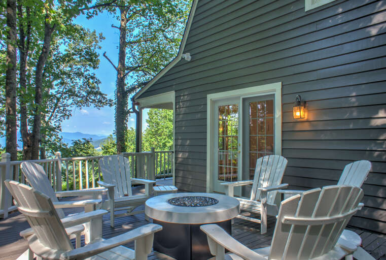 Fresh Mountain Air Around the Fire Pit