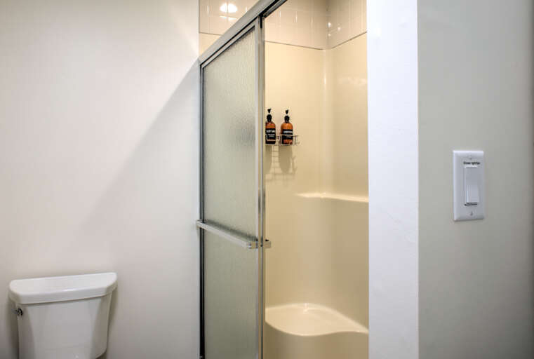 Main Suite/Bedroom One - Attached Shower Bath