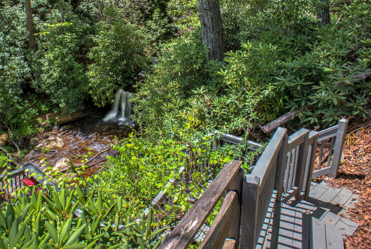 Stairs to Waterfall Viewing Deck