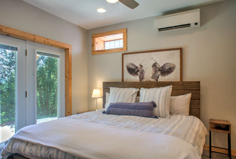 Lower Level - Bedroom Two - King Bed w/ Patio Access