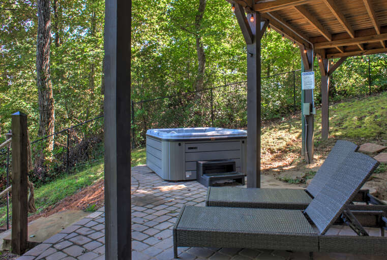 Hot Tub Area w/ Seating