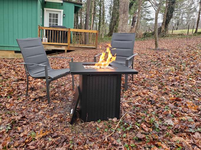 Sit and Relax in front of the Firepit Sit and Relax in front of the Firepit