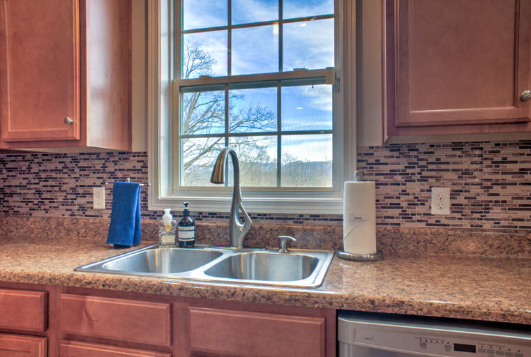 Chef's Kitchen with Mountain Views