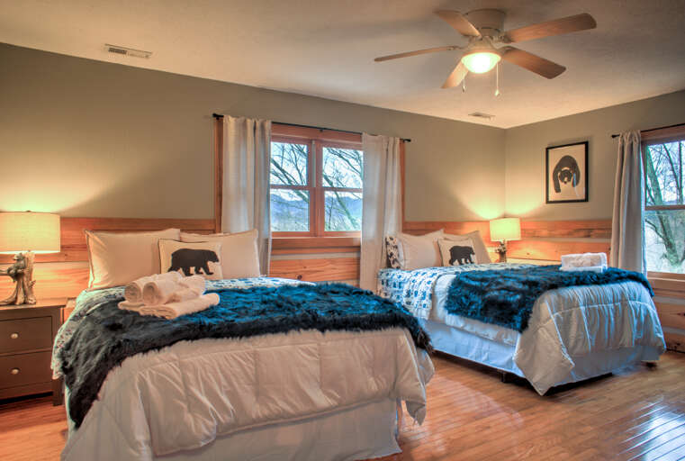Upper Level - Bedroom Three - Two Queen Beds
