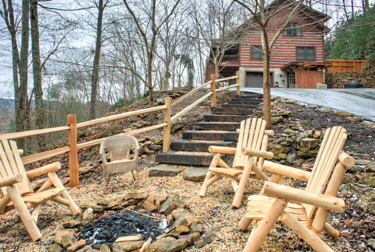 Fire Pit Area - Winter