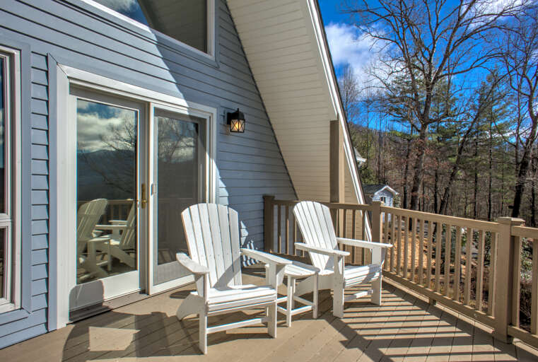 Deck w/ Seating Off Living Area