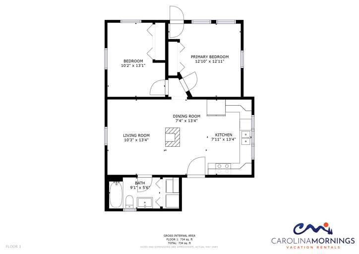 Firefly Cottage Floorplan