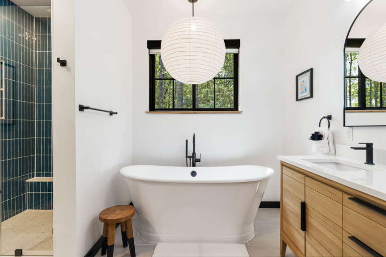 After a Day of Asheville Adventures Unwind in the Soaking Tub
