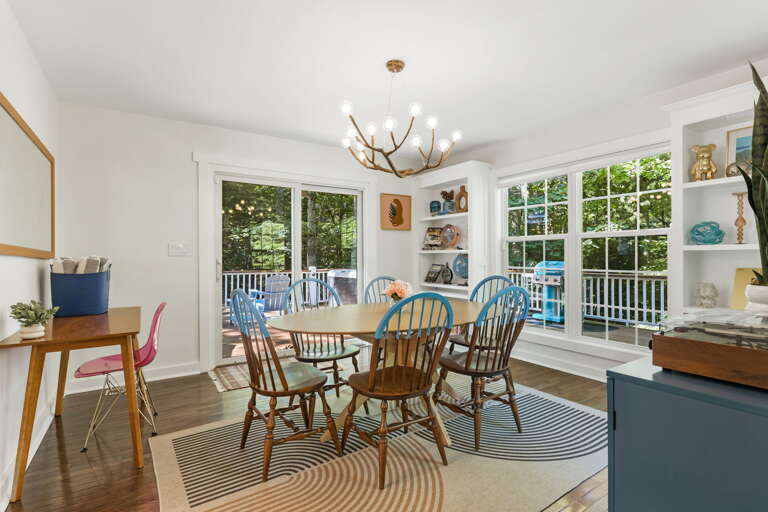 Dining Area w/ Record Player & Board Games Dining Area w/ Record Player & Board Games