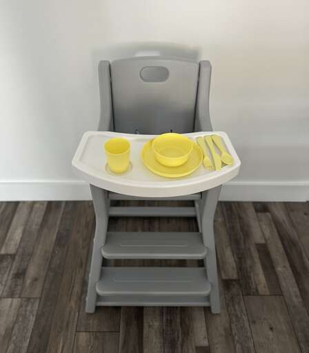 High Chair For Guest Use (Stored In Hall Closet)