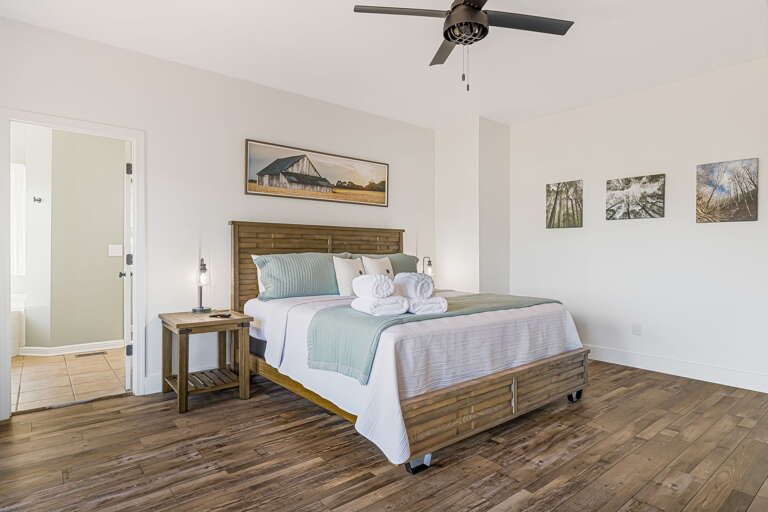 Main Suite/Bedroom One - King Bed w/ Attached Full Bath