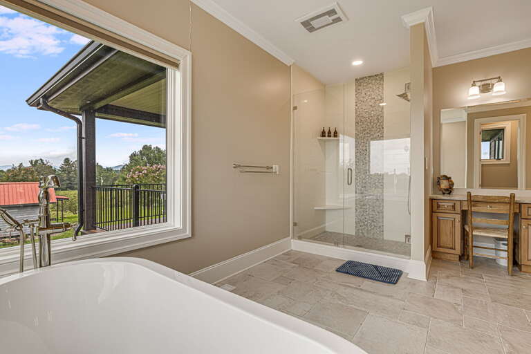 Main Suite/Bedroom One - Attached Full Bath w/ Standalone Shower