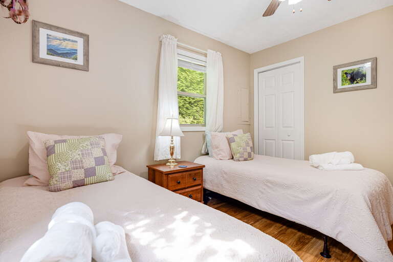 Bedroom Three - Two Twin Beds