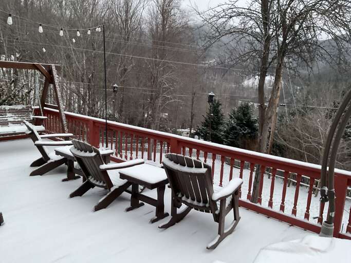 Winter Snow at Smoky Mountain Mecca