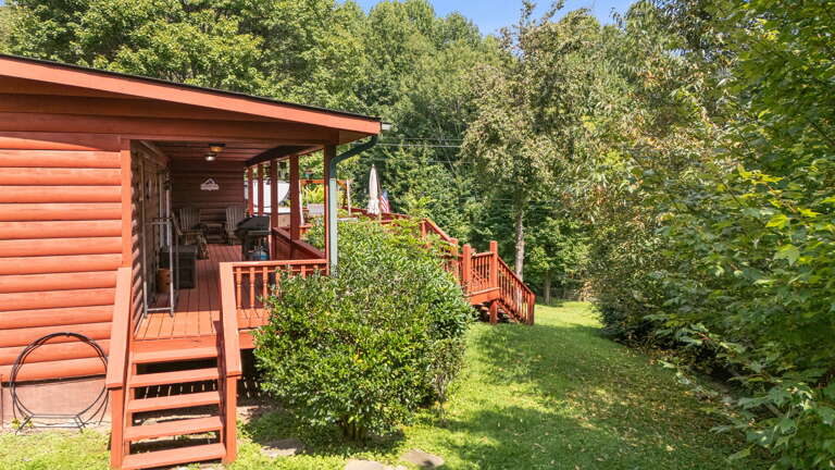 Stairs To Covered Deck