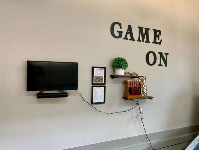 Game Room at The Highland Cow Retreat