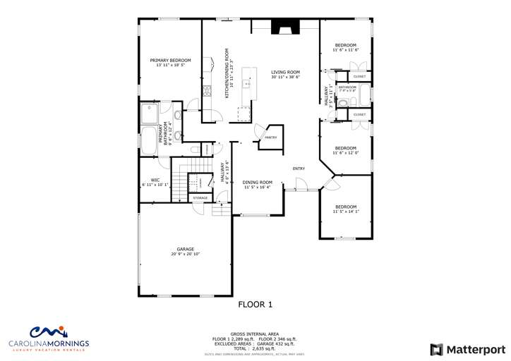 The Highland Cow Retreat Floorplan