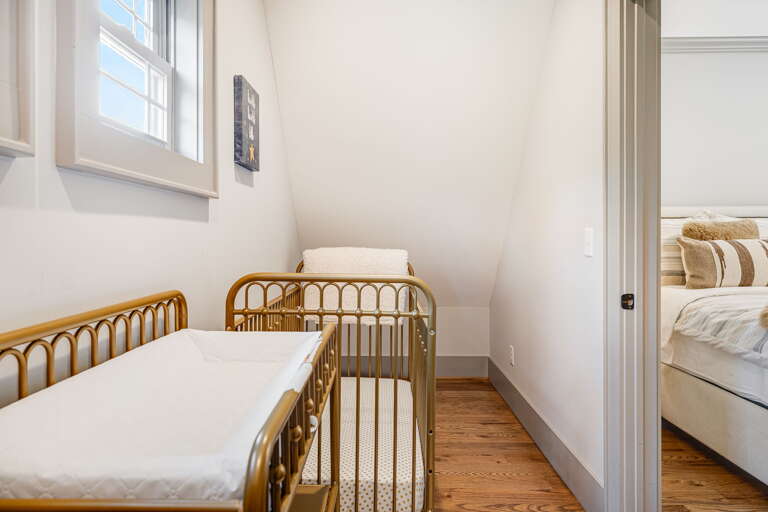 Bedroom Five - Attached Nursery w/ Nursing Rocker & Crib