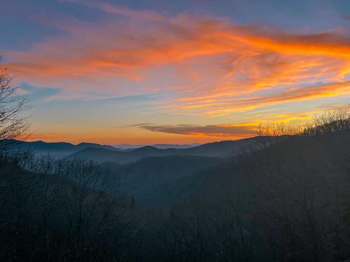 Sunset at The Bear Lodge