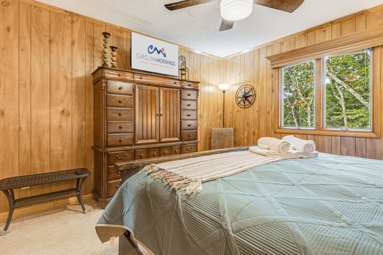 Bedroom One - King Bed w/ Smart TV