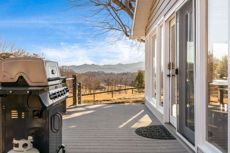 Grill While Taking In the Beautiful Mountain Views