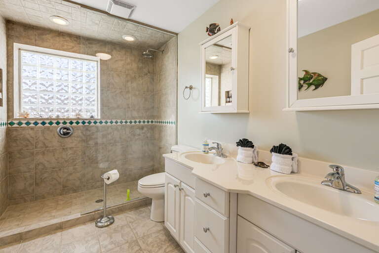 Lower Level - Shared Shower Bath