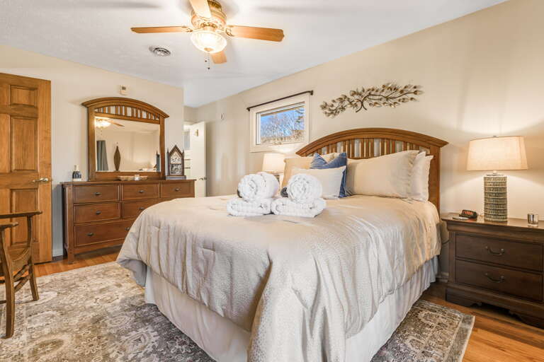 Main Level - Main Suite/Bedroom Two w/ Attached Shower Bath